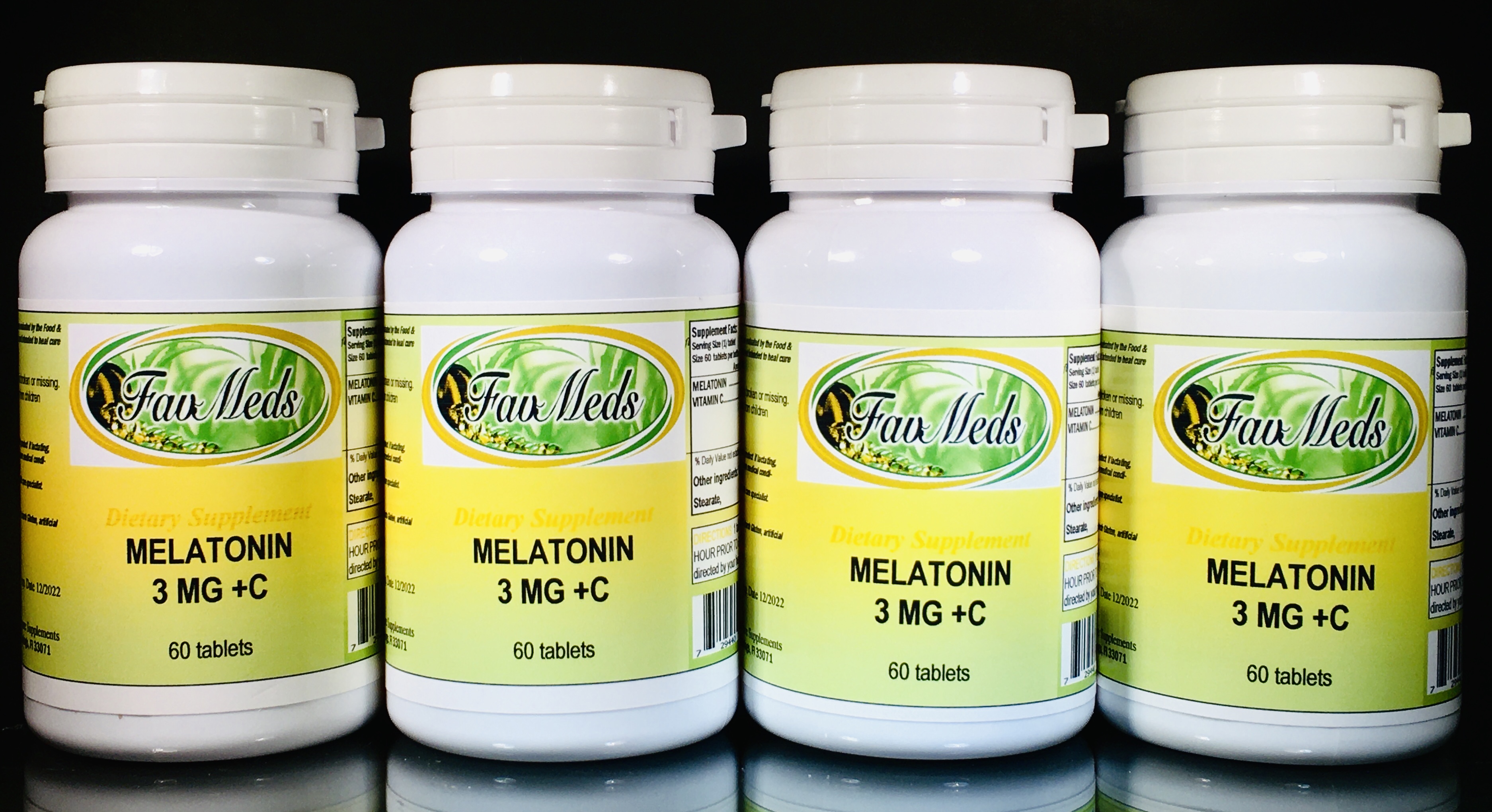 Melatonin 3mg - 240 (4x60) tablets